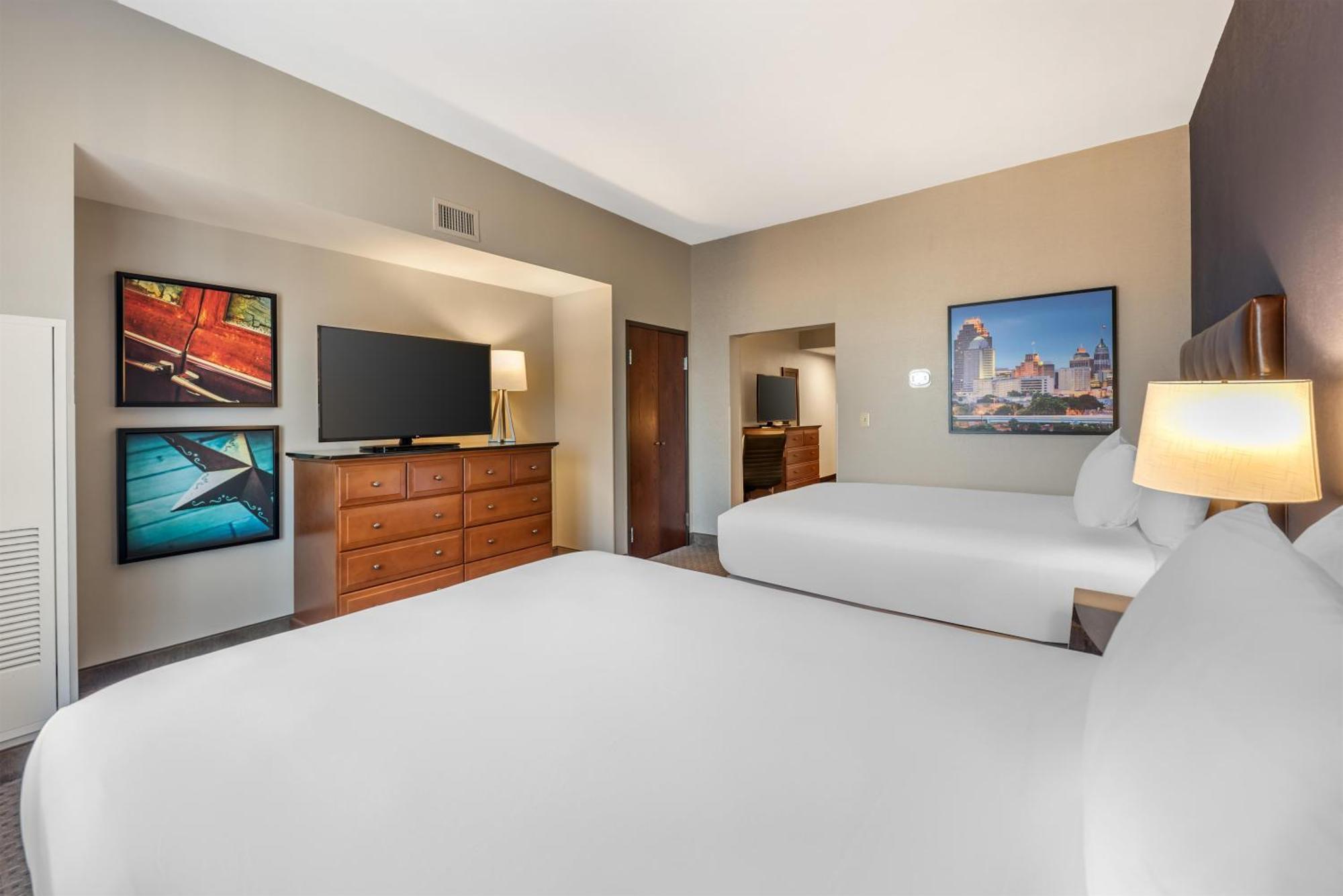 Queen Suite with Two Queen Beds and Sofa Bed